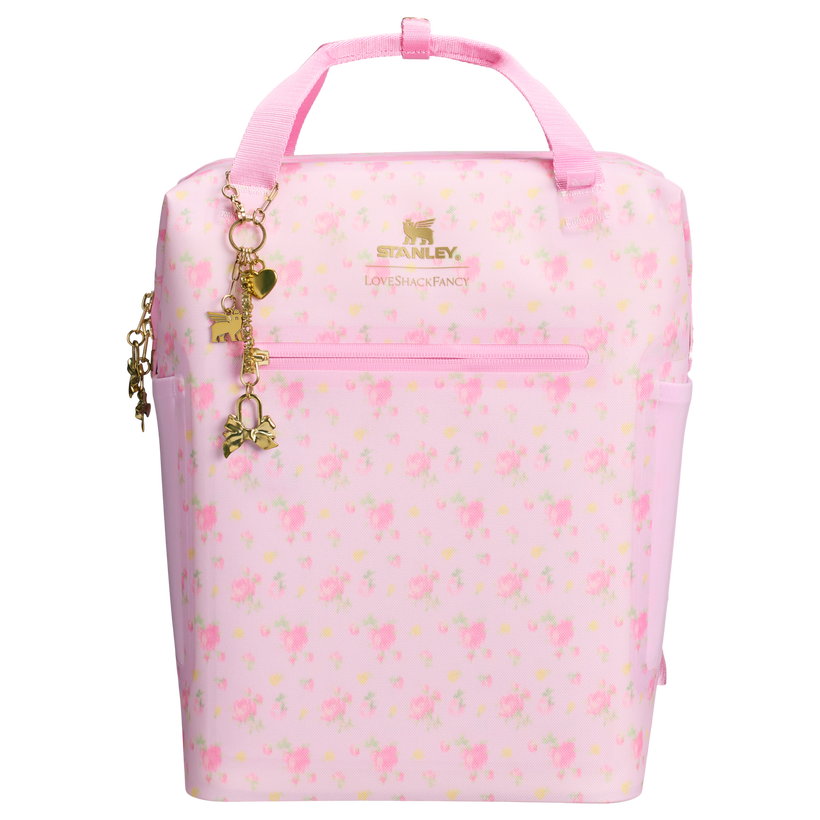 Stanley 1913 x LoveShackFancy All Day Madeleine Mini Cooler Backpack - Outdoor Use Pack - Easy Daily Use Fit