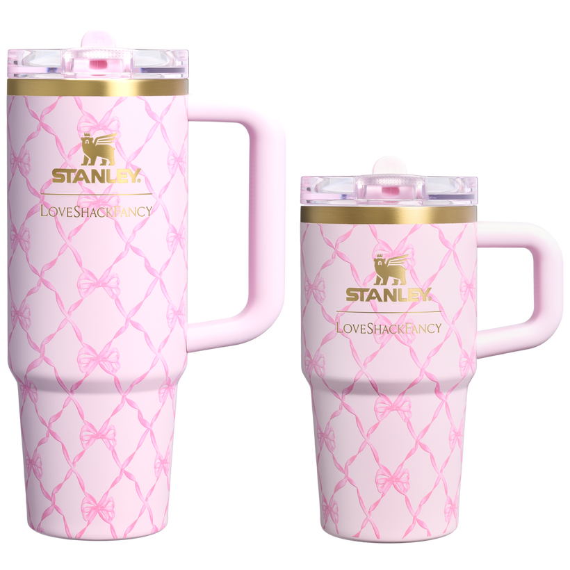 Stanley 1913 x LoveShackFancy Holiday The Quencher® Details ProTour Tumbler Set | 2-pack - Bright Modern Style - Bright Home Style Pack