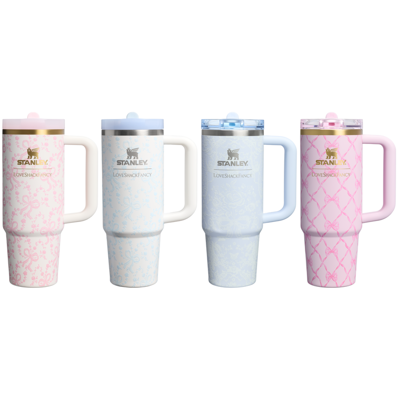 Stanley 1913 x LoveShackFancy Holiday The Quencher ProTour Set 4-pack - Fit Pick Active - Easy Outdoor Style Ready